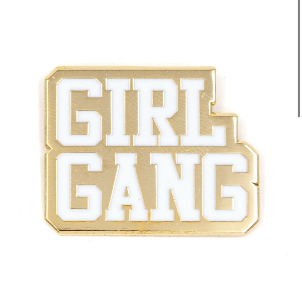 Basket Stuffer Girl Gang Enamal Pin Present